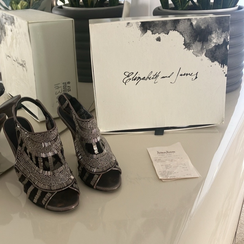 Elizabeth and James Julie sling heel